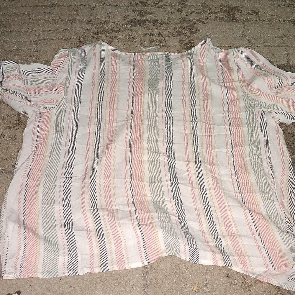 Angels forever young button down/front know top - Picture 5 of 5